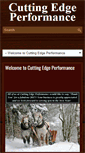 Mobile Screenshot of cutting-edgeperformance.com